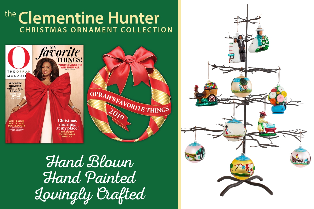 The Clementine Hunter Christmas Ornament Collection